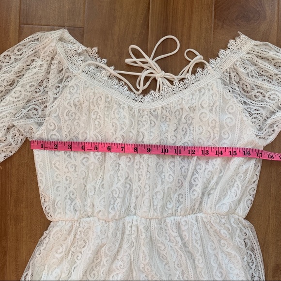 BNWT Pretty White Strappy Lacey Loose Fit Dress - Picture 9 of 11